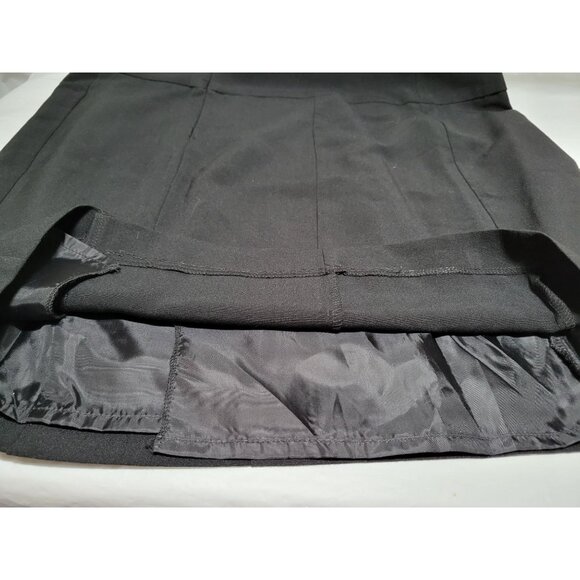 Simply Styled By Sears Black Fully Lined Essential Suiting Pencil Skirt Size 16 - Picture 9 of 10